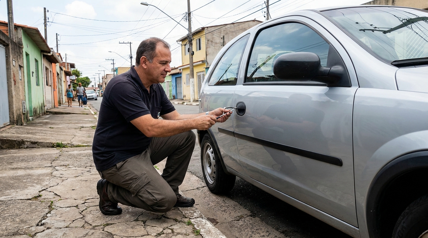 Abertura de carro sem danos por chaveiro em São José dos Campos‑SP